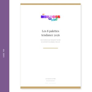 8 palettes tendance 2026