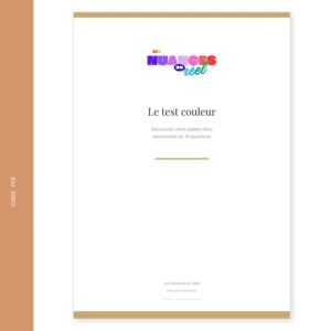 Le test couleur votre palette personnelle