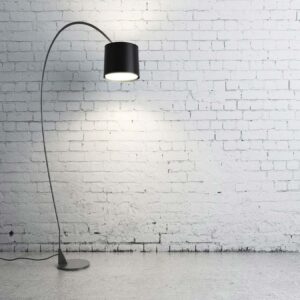 Papier peint brique blanche chic — intissé BRICOFLOR
